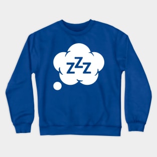 Sleep Cloud Symbol Illustration Crewneck Sweatshirt